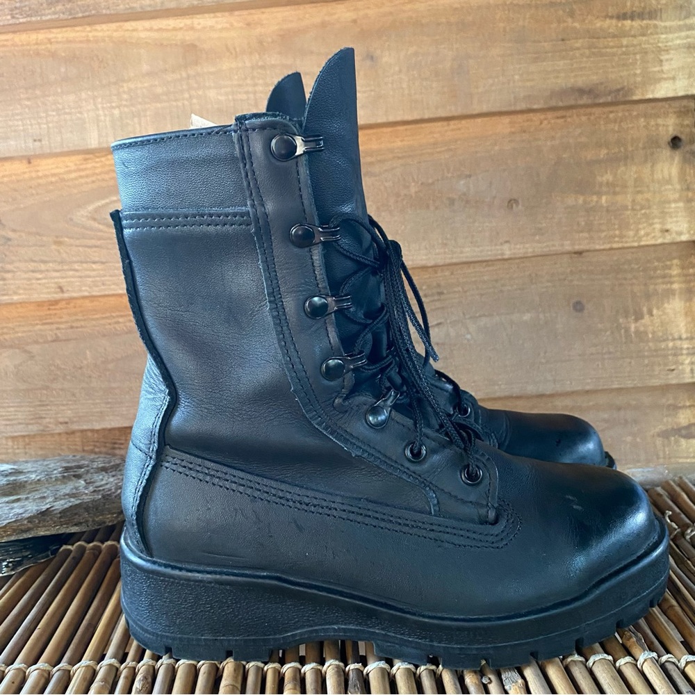 Belleville Steel Toe Black Combat Military Boots